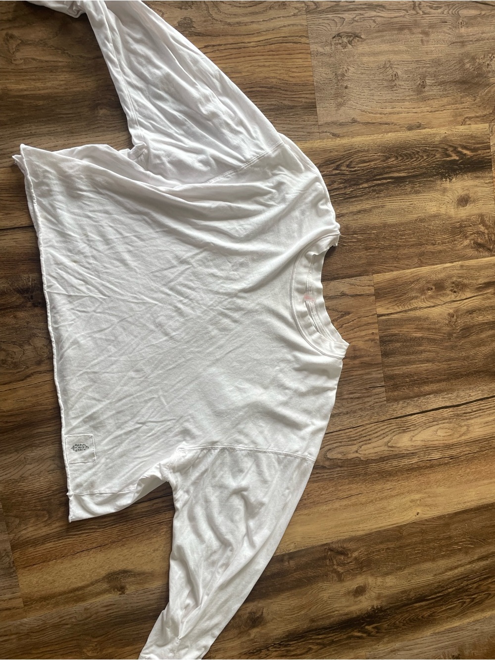 Women's Free Movement inspired layered White Long Sleeve